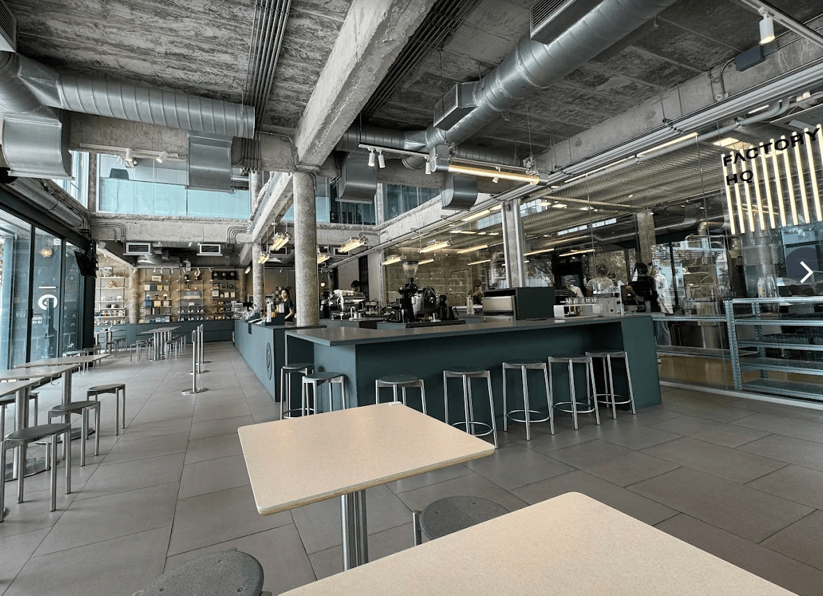 Factory Coffee interior detail